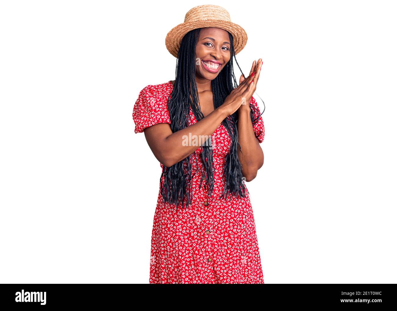 Black female clapping hands hi-res stock photography and images - Alamy