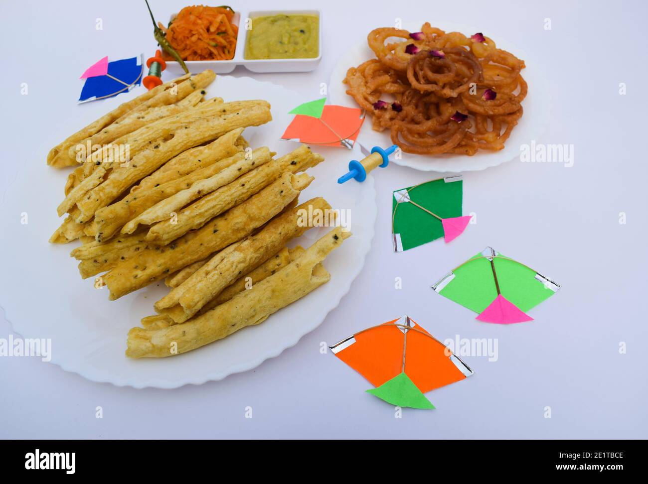 Gujarati famous authentic cuisine of Fafda, jalebi, kadhi ki chutney