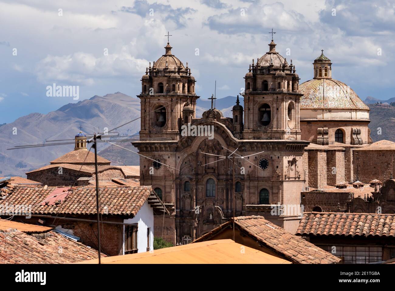 Cusco in the Peruvian Andes Stock Photo - Alamy