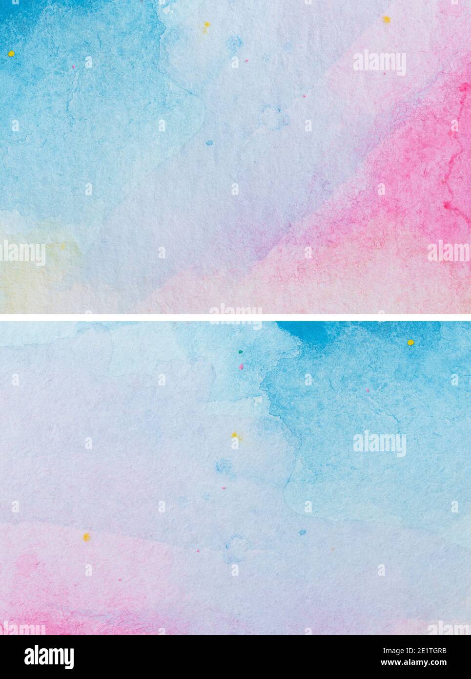 VOL 3-20 watercolor backdrops hand painted leaves pattern backgrounds Abstract Blue foliage Digital Paper set