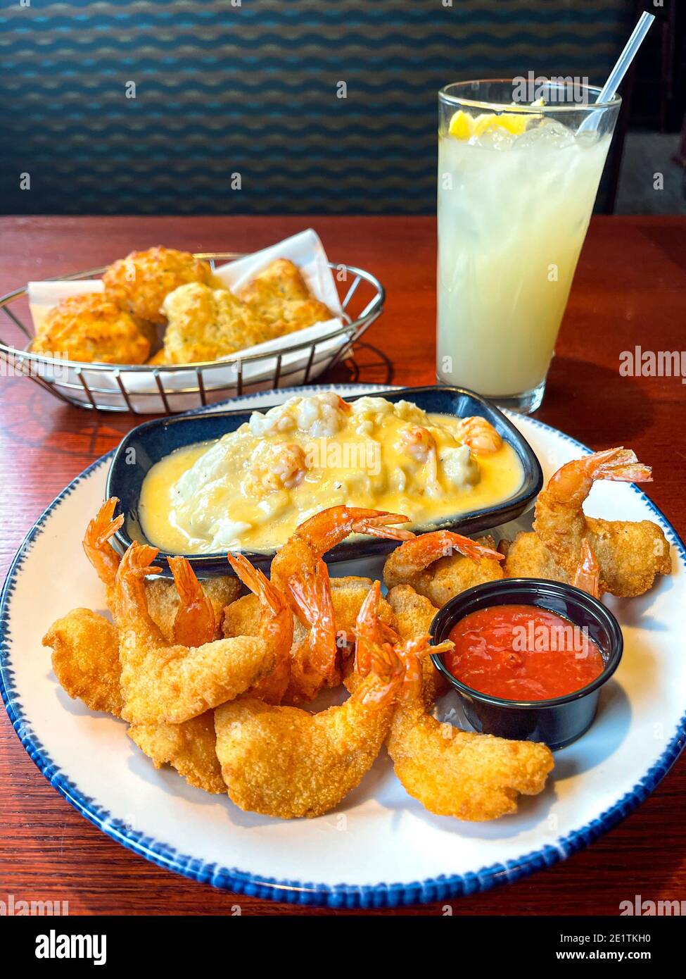 Plate of Breaded and Fried Fish with their Tales and Sides of Lobster ...
