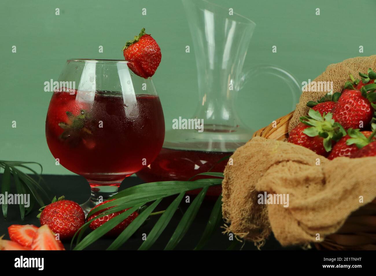 Healthy strawberry. Copy space. High resolution product Stock Photo - Alamy