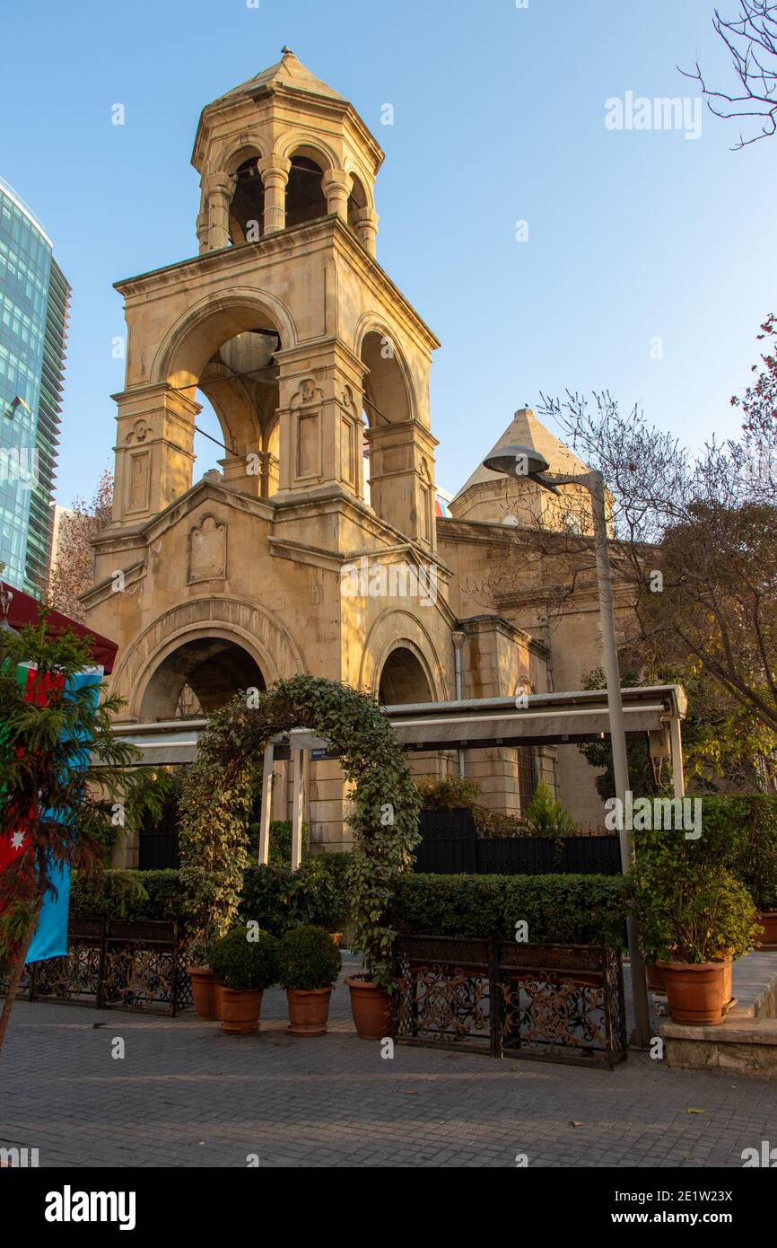 Armenian church in Baku 19th century. Christian churches in Baku ...