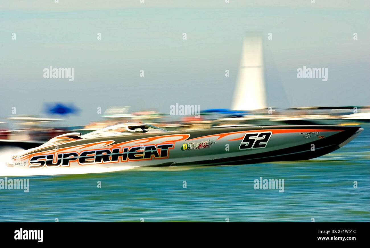 Clearwater beach offshore power boat race hires stock photography and