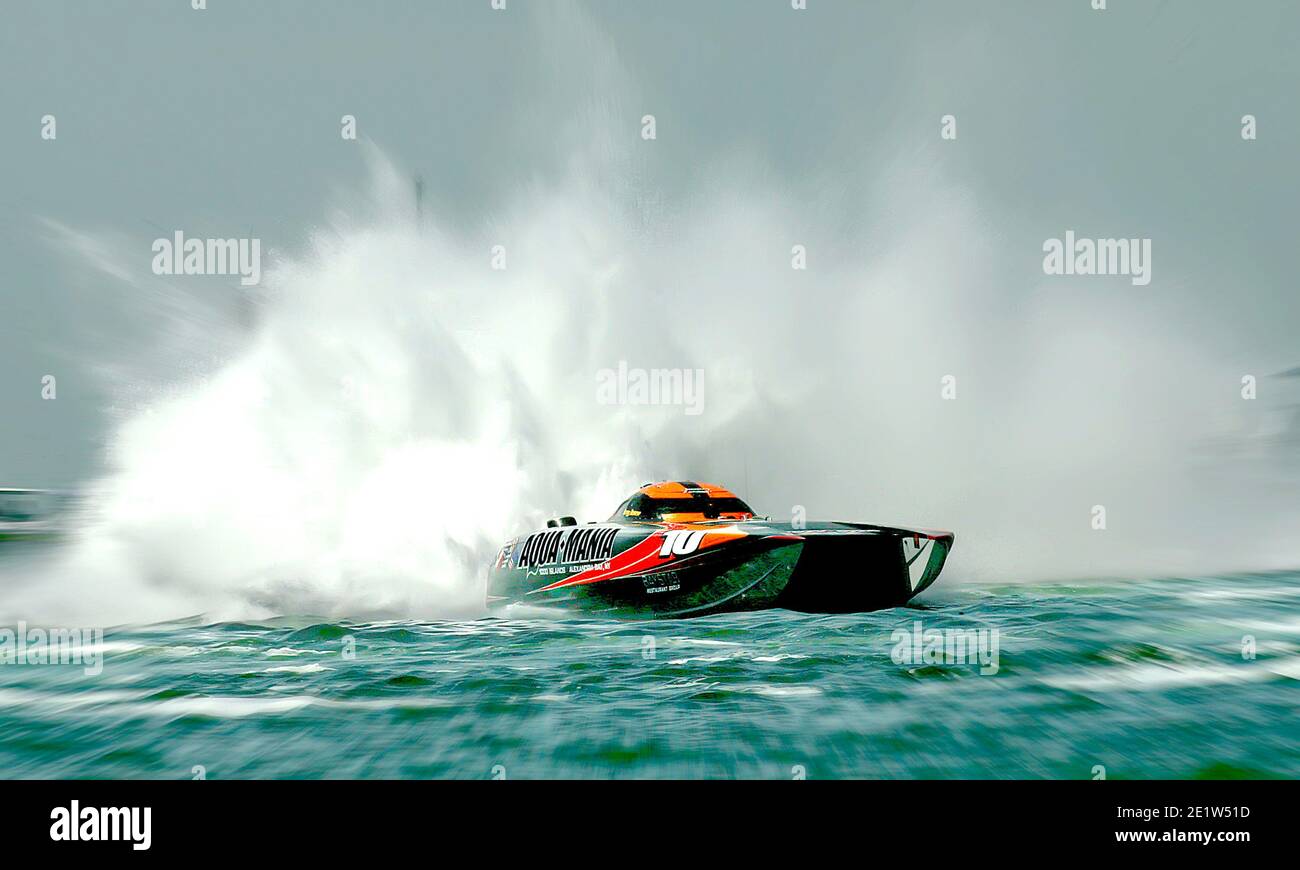 2009 clearwater beach offshore powerboat race hires stock photography