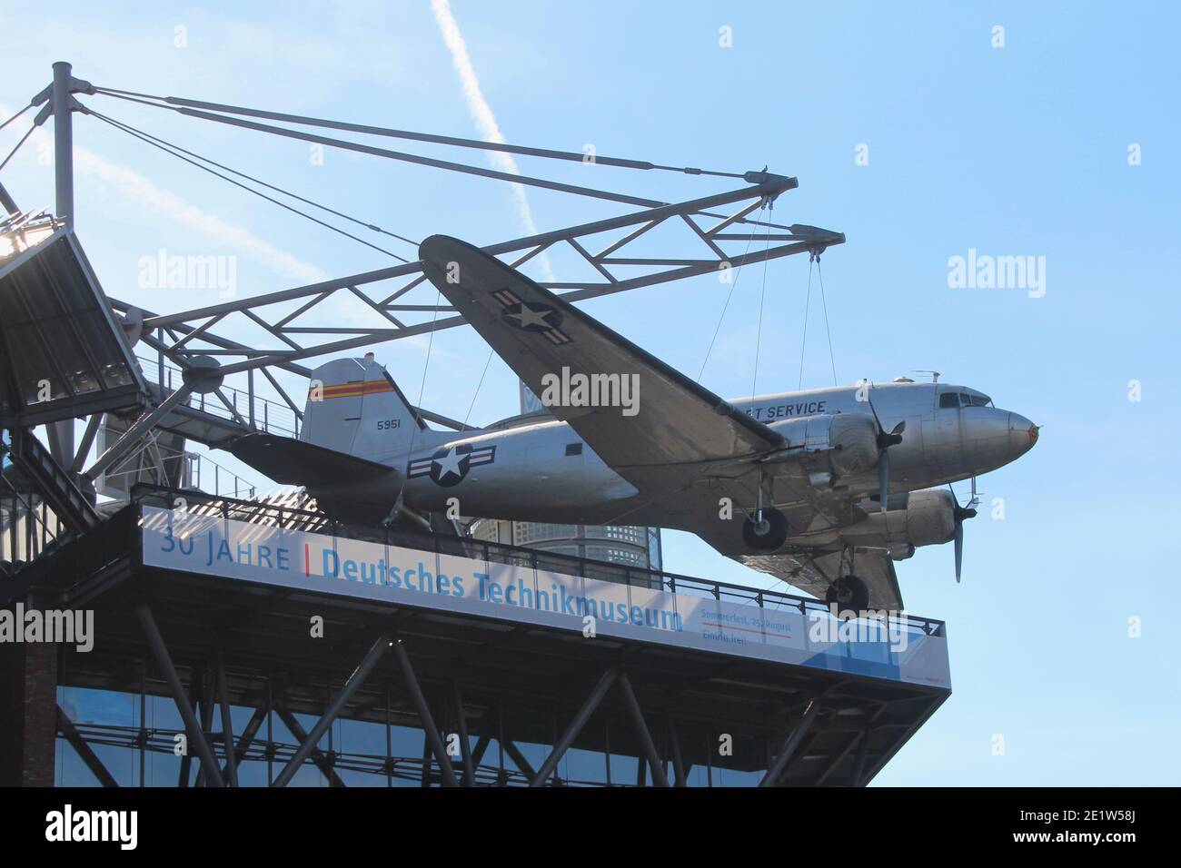 GERMANY, BERLIN, AUGUST 16, 2013: Raisin Bomber at the German Museum of Technology Stock Photo