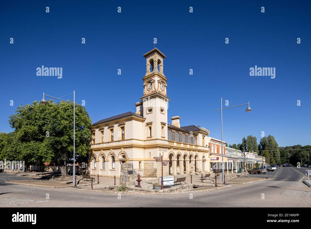 View of the historic post office in Beechworth, Victoria, Australia Stock Photo