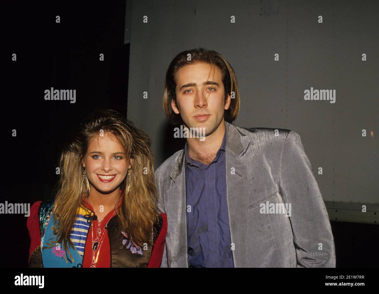 NICOLAS CAGE with Amy dolenz 1988 f5754 Credit: Ralph Dominguez ...