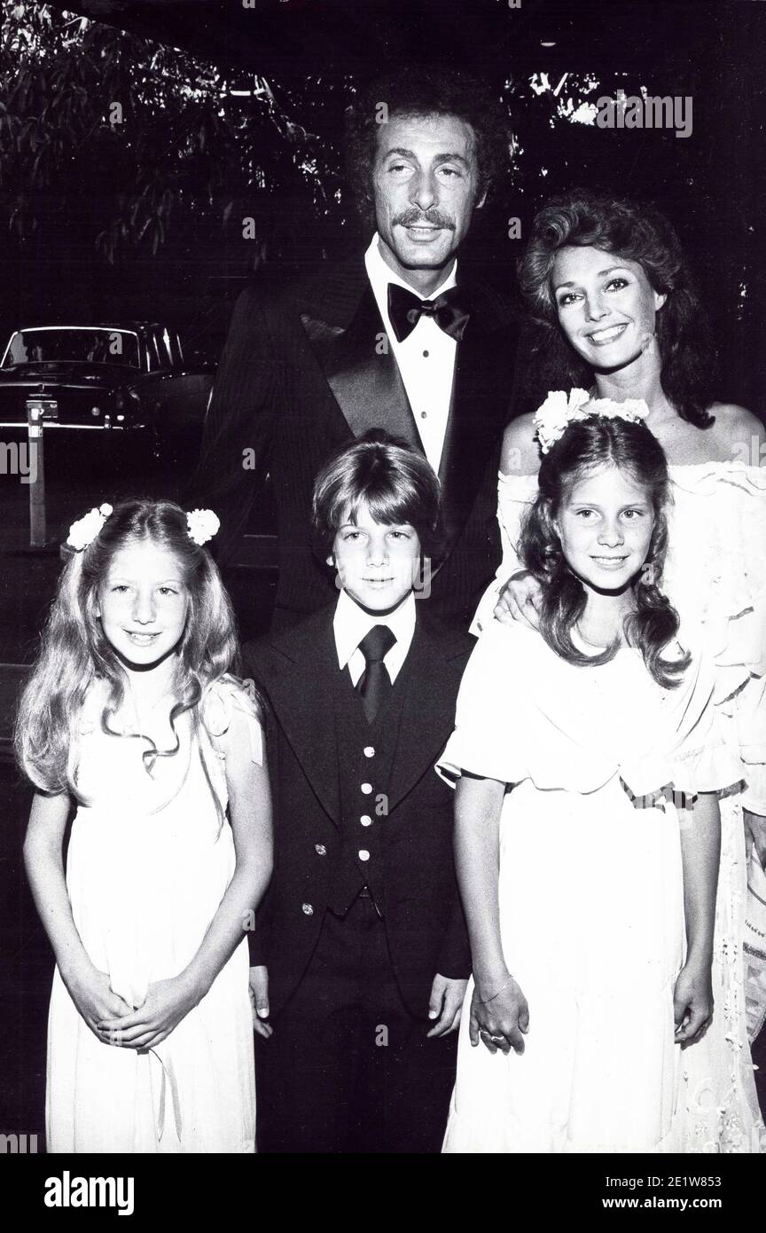 JENNIFER O'NEILL with Jeff Barry and children Aimee (Jennifer's