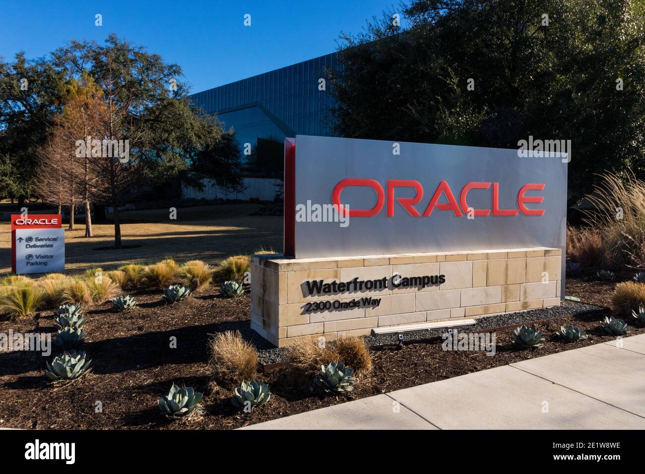 Oracle Waterfront Campus Austin Texas Stock Photo