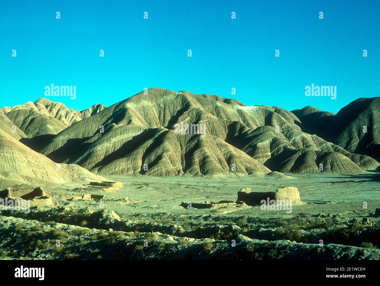 Landscape near the Khojak Pass, Baluchistan, west Pakistan Stock Photo