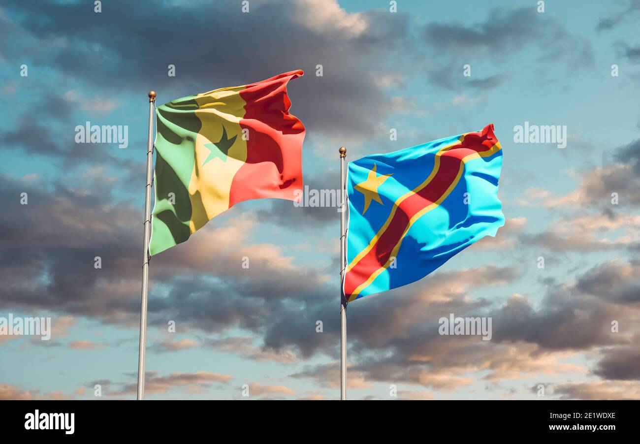 Congo dr flag hi-res stock photography and images - Alamy