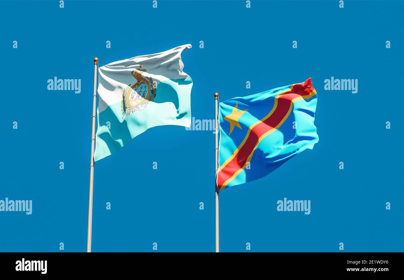 Dr congo san marino flag hi-res stock photography and images - Alamy