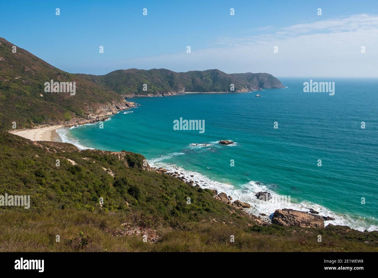 Tai Long Wan beach in Sai Kung, Hong Kong Stock Photo