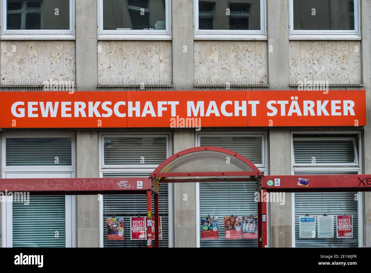 Gewerksschaftshaus, Hans-Boeckler-Platz, Koeln, Nordrhein-Westfalen, Deutschland Stock Photo