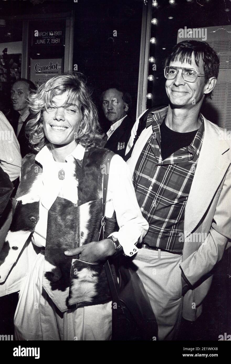 ANTHONY PERKINS with wife Berinthia \, image size:881x1390