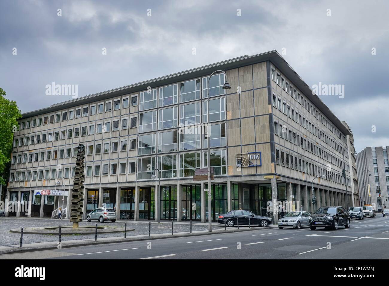 Industrie und Handelskammer, Boersenplatz, Koeln, NordrheinWestfalen, Deutschland Stock Photo
