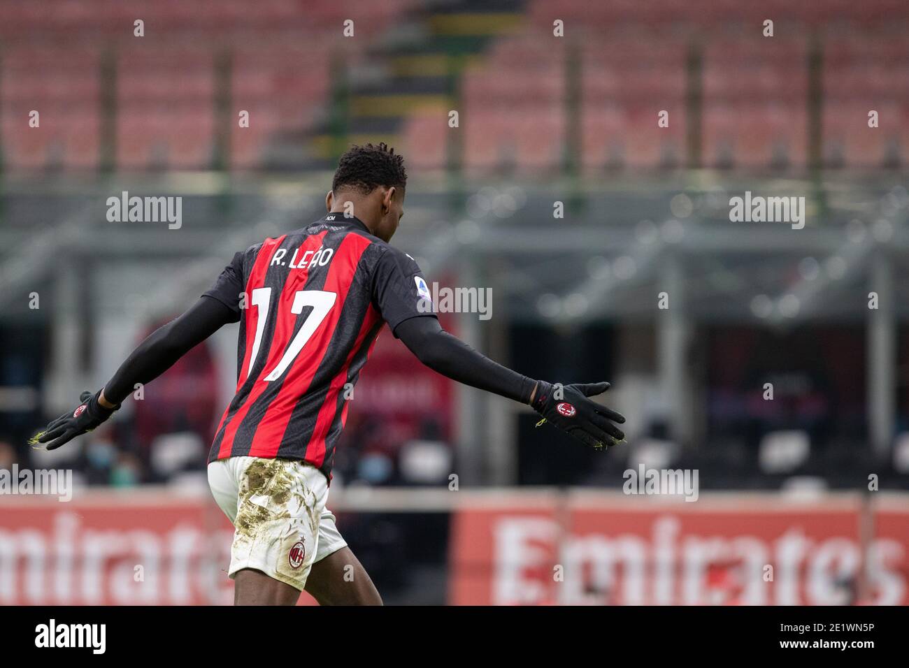 Rafael leao of ac milan celebrate goal hi-res stock photography and ...