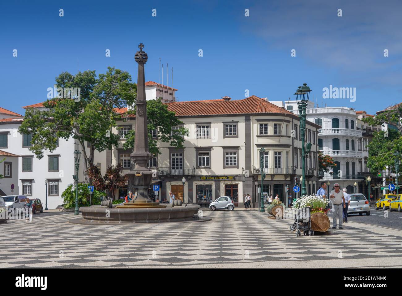 Praca do Municipio, Funchal, Madeira, Portugal Stock Photo