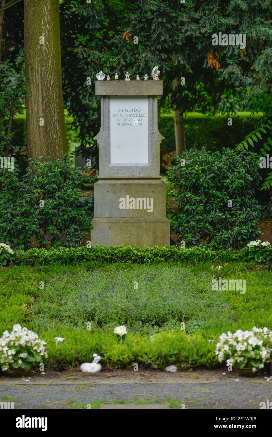 Grab, Guido Westerwelle, Melaten-Friedhof, Aachener Strasse, Lindenthal, Koeln, Nordrhein-Westfalen, Deutschland Stock Photo