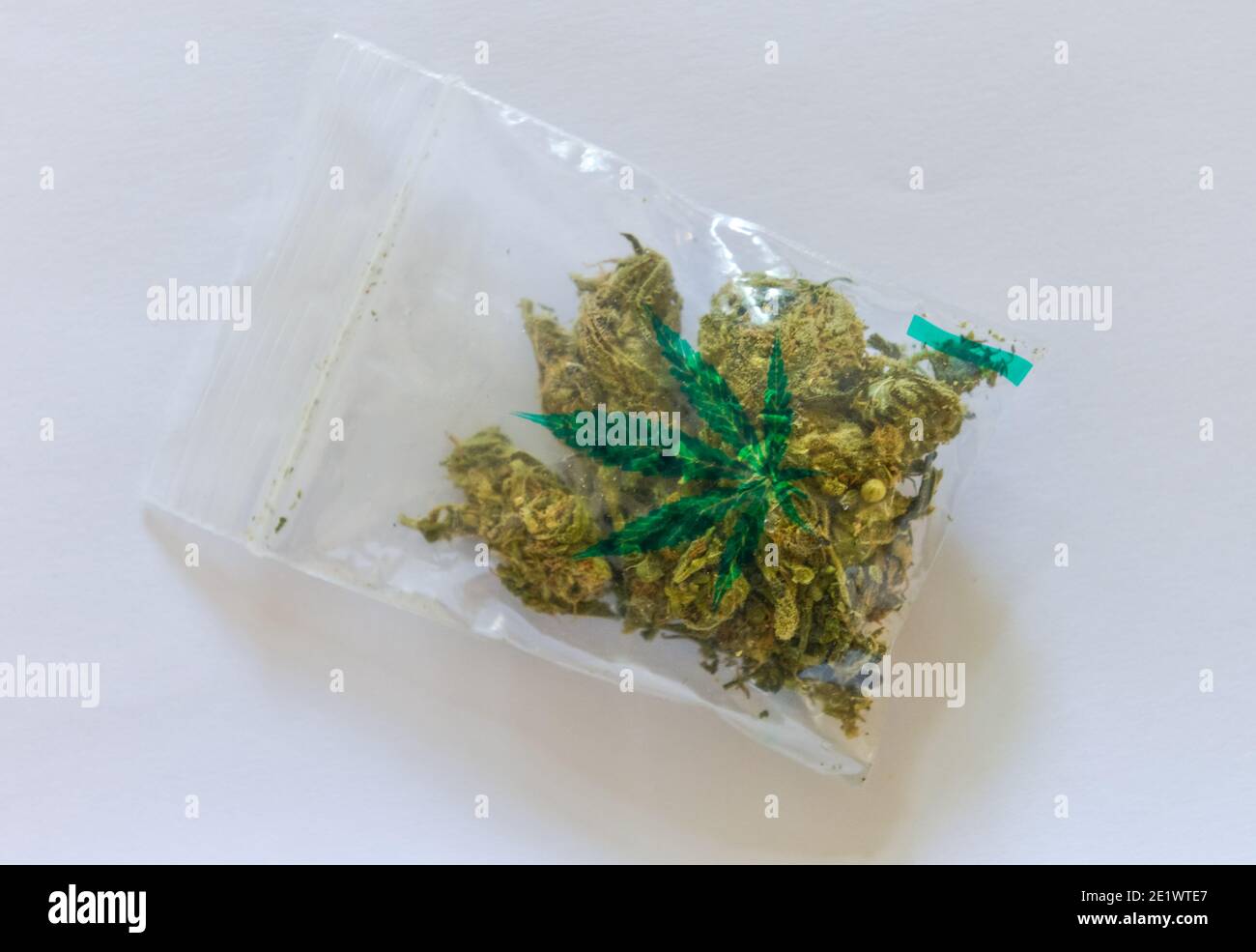 Cannabis, Droge, Blueten Stock Photo