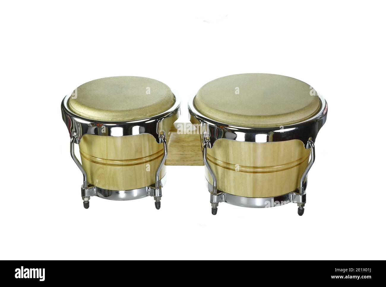 Set of Bongo Drums Isolated on white Background. Latin percussion Stock Photo Alamy