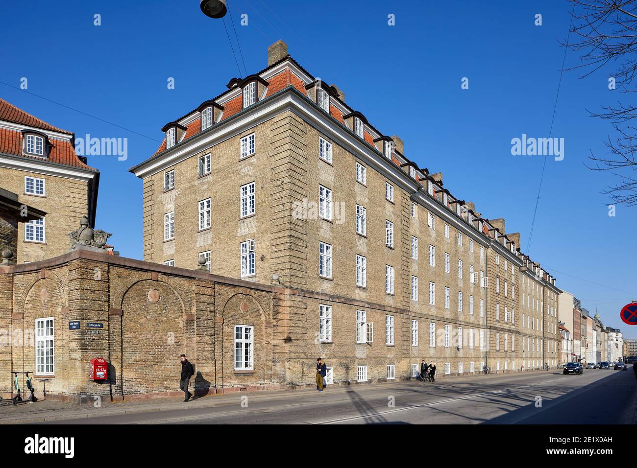 BaseCamp Sølvgade, student housing center; Georg Brandes Plads/Sølvgade,  Copenhagen, Denmark Stock Photo - Alamy