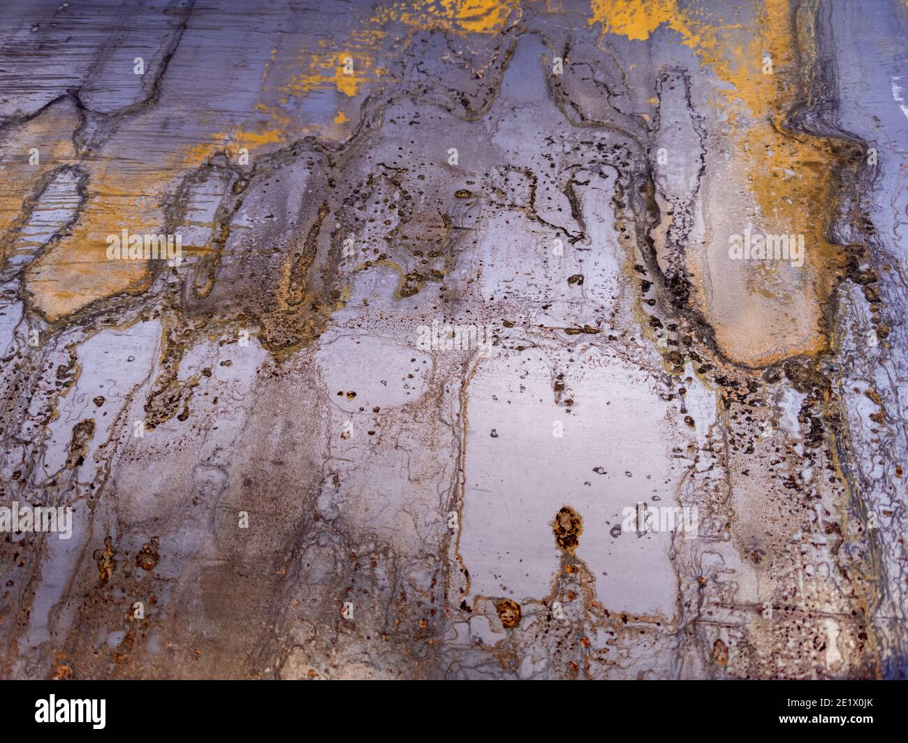 rusted cold rolled sheet metal - close-up abstract heavy industry and ...