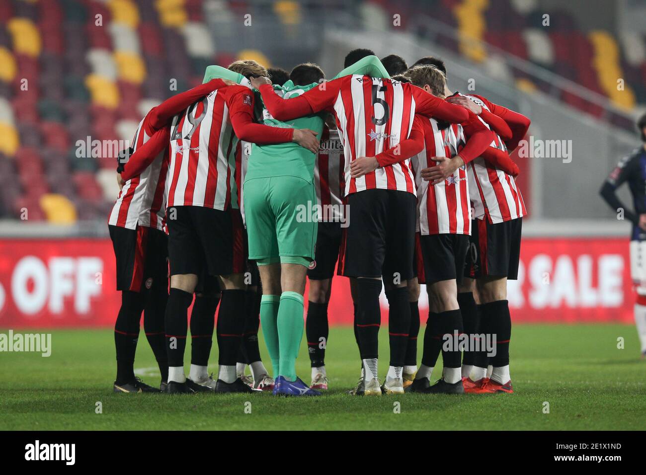 Afc Allstar Players Have Team Huddle Editorial Stock Photo - Stock Image