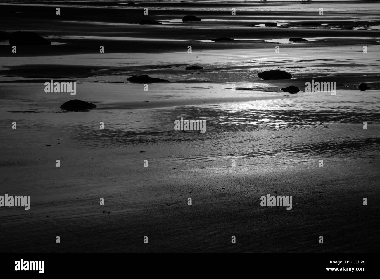 Black sand texture Black and White Stock Photos & Images - Alamy