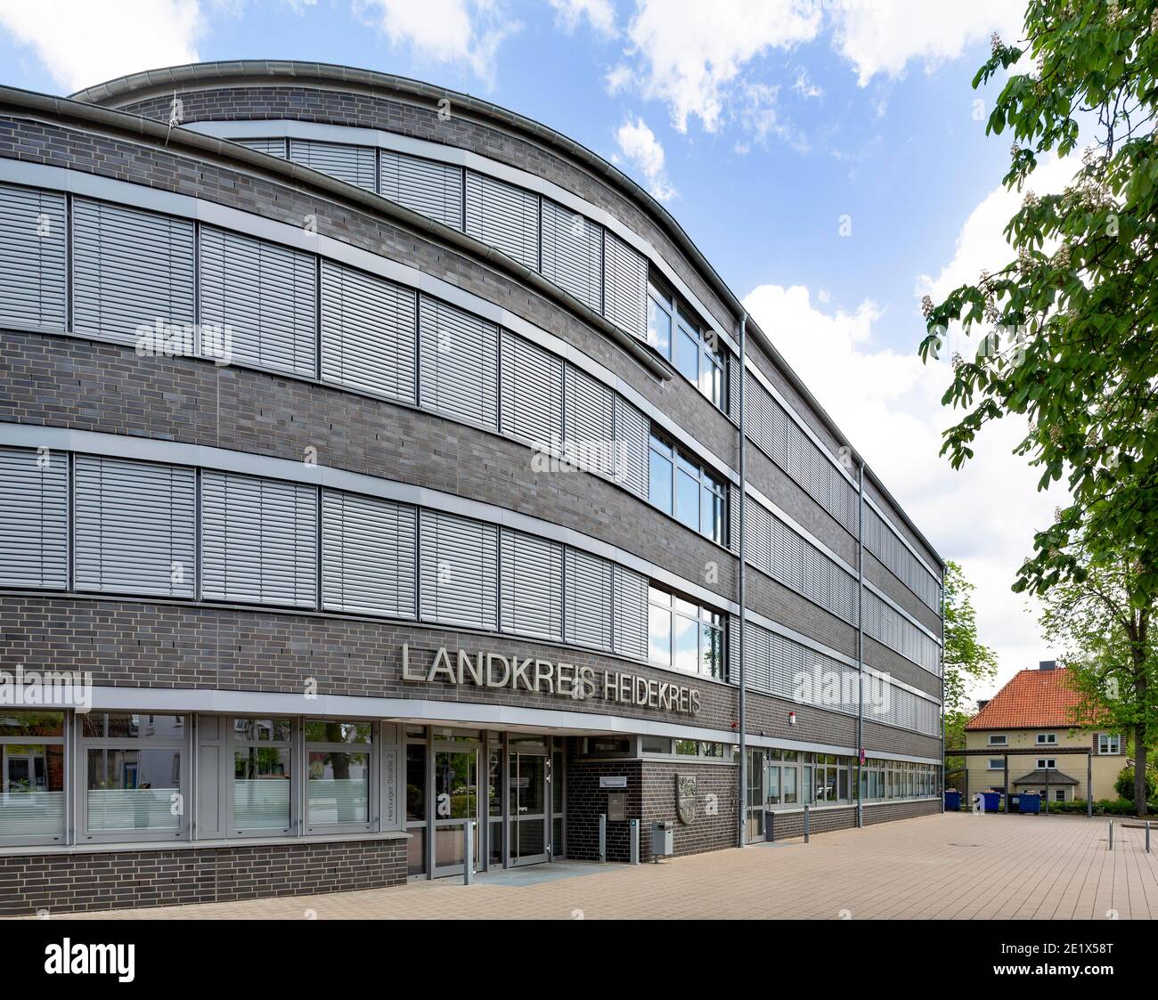 County Hall, District Office, Heidekreis District, Soltau, Lower Saxony, Germany Stock Photo