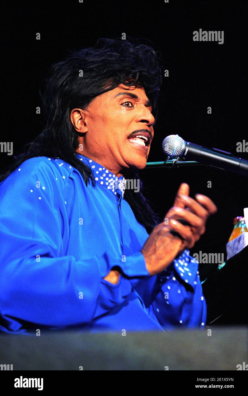 Little Richard on stage at the Legends Of Rock N Roll concert held at ...