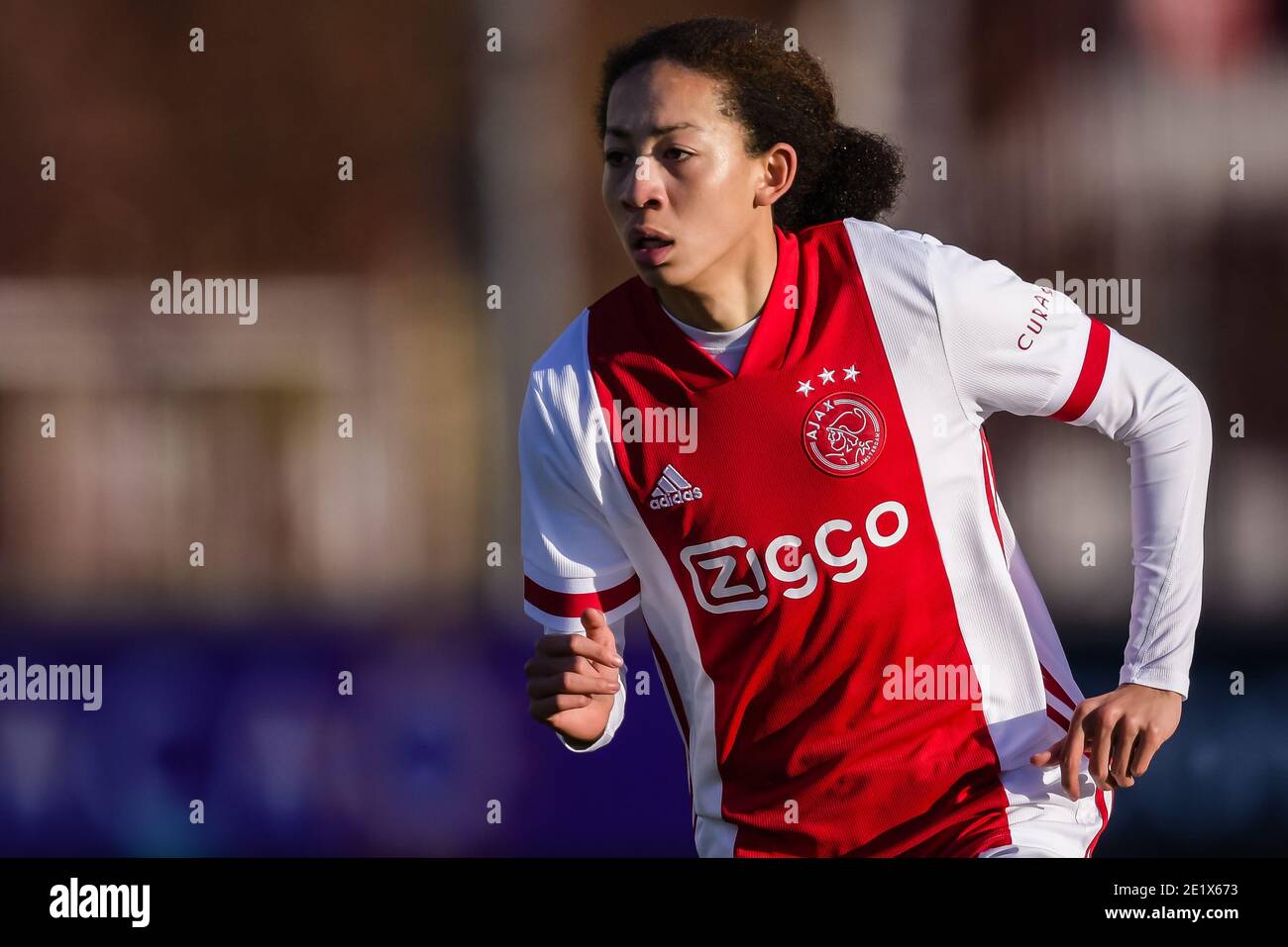 Amsterdam Netherlands January 9 Kian Fitz Jim Of Jong Ajax During The Dutch Keukenkampioendivisie Match Between Ajax U23 And Helmond Sport At De T Stock Photo Alamy