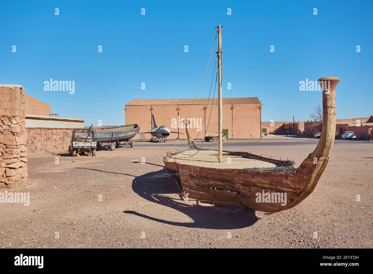 OUARZAZATE, MOROCCO FEBRUARY 7, 2017 Atlas Studios, one of the