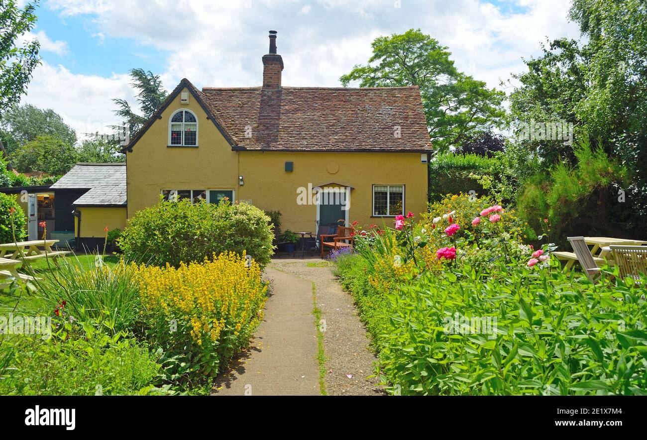 Southill tearoom and gardens in the Bedfordshire countryside. Stock Photo