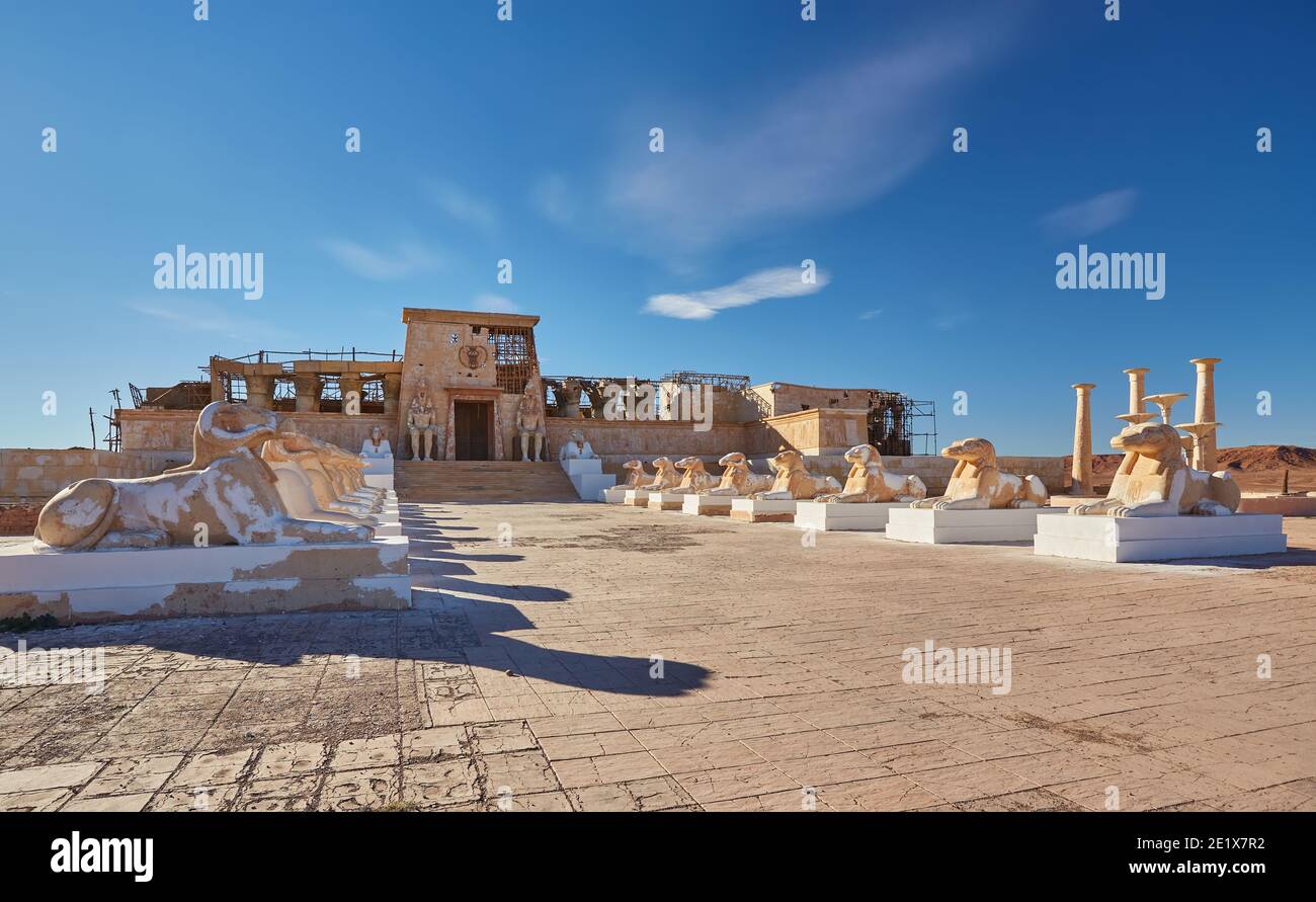 OUARZAZATE, MOROCCO FEBRUARY 7, 2017 Atlas Studios, one of the