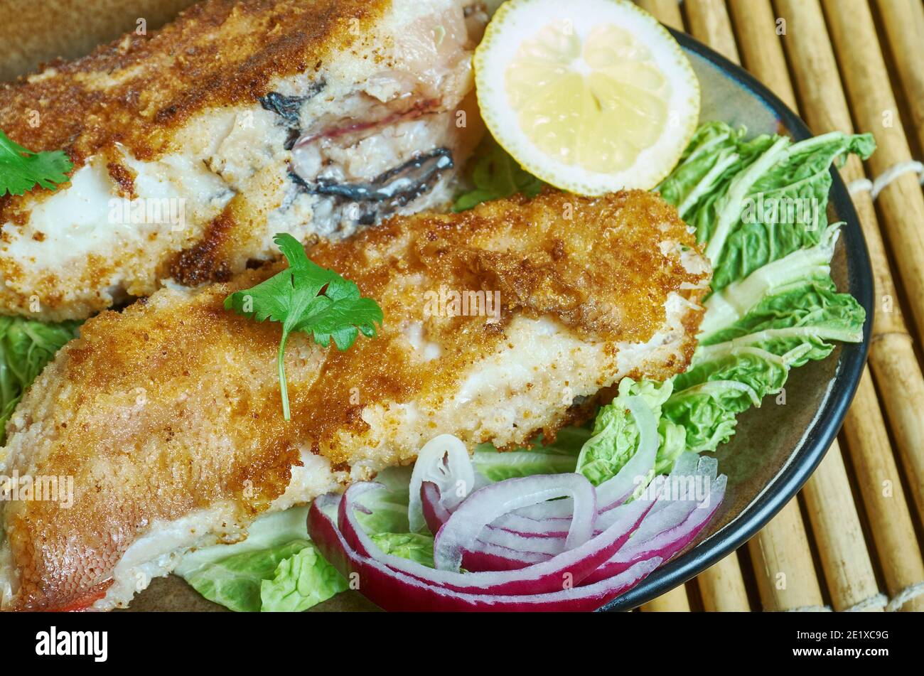 Pwason griye t popular fish dish on the Seychelles Islands, red