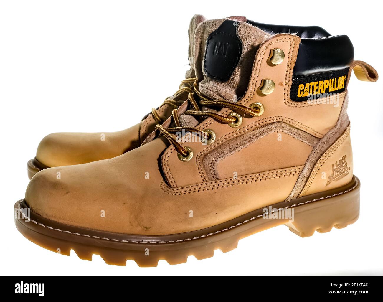 Caterpillar Boots High Resolution Stock Photography and Images - Alamy