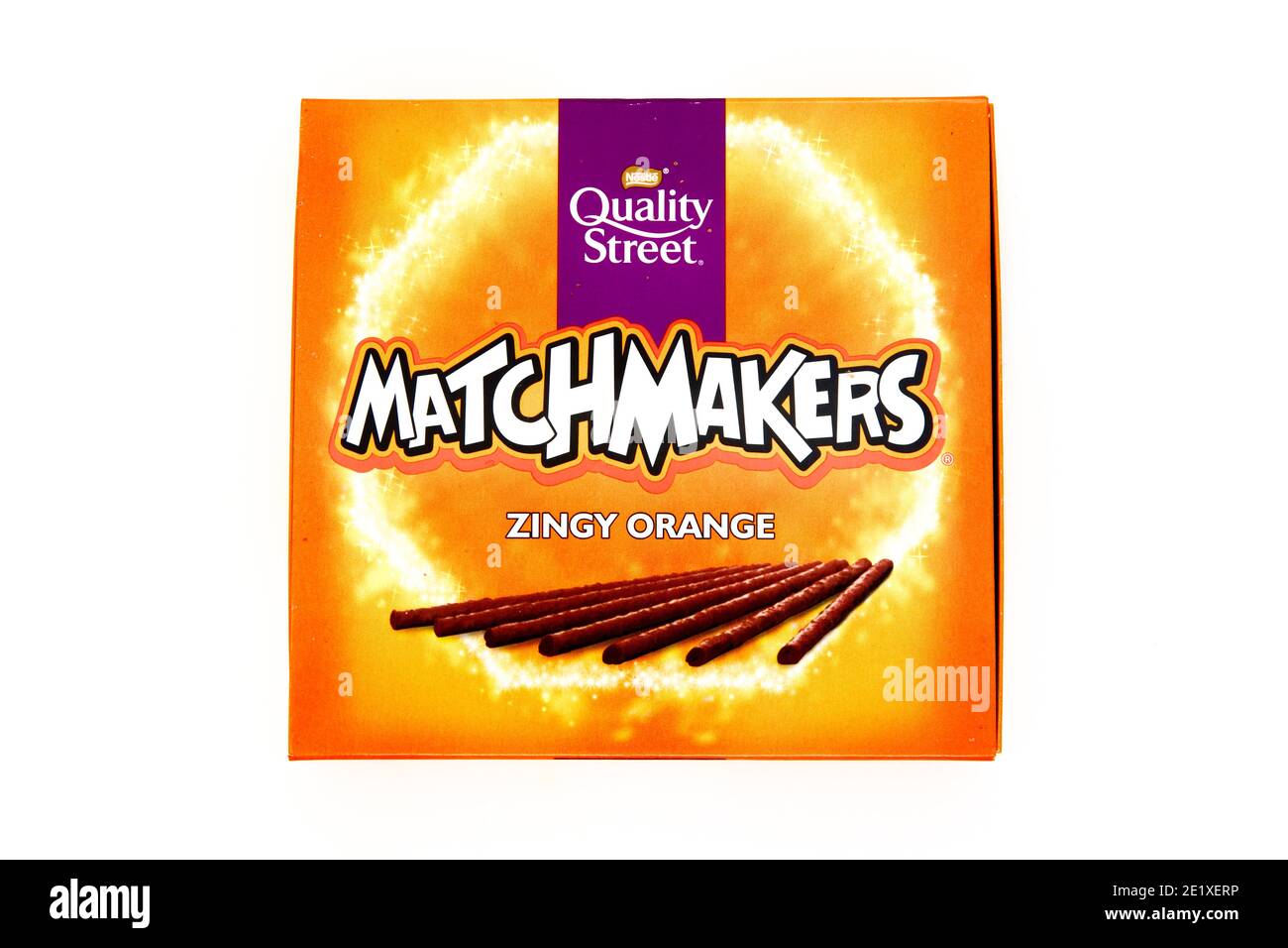 Quality Street Matchmakers Zingy Orange Stock Photo Alamy