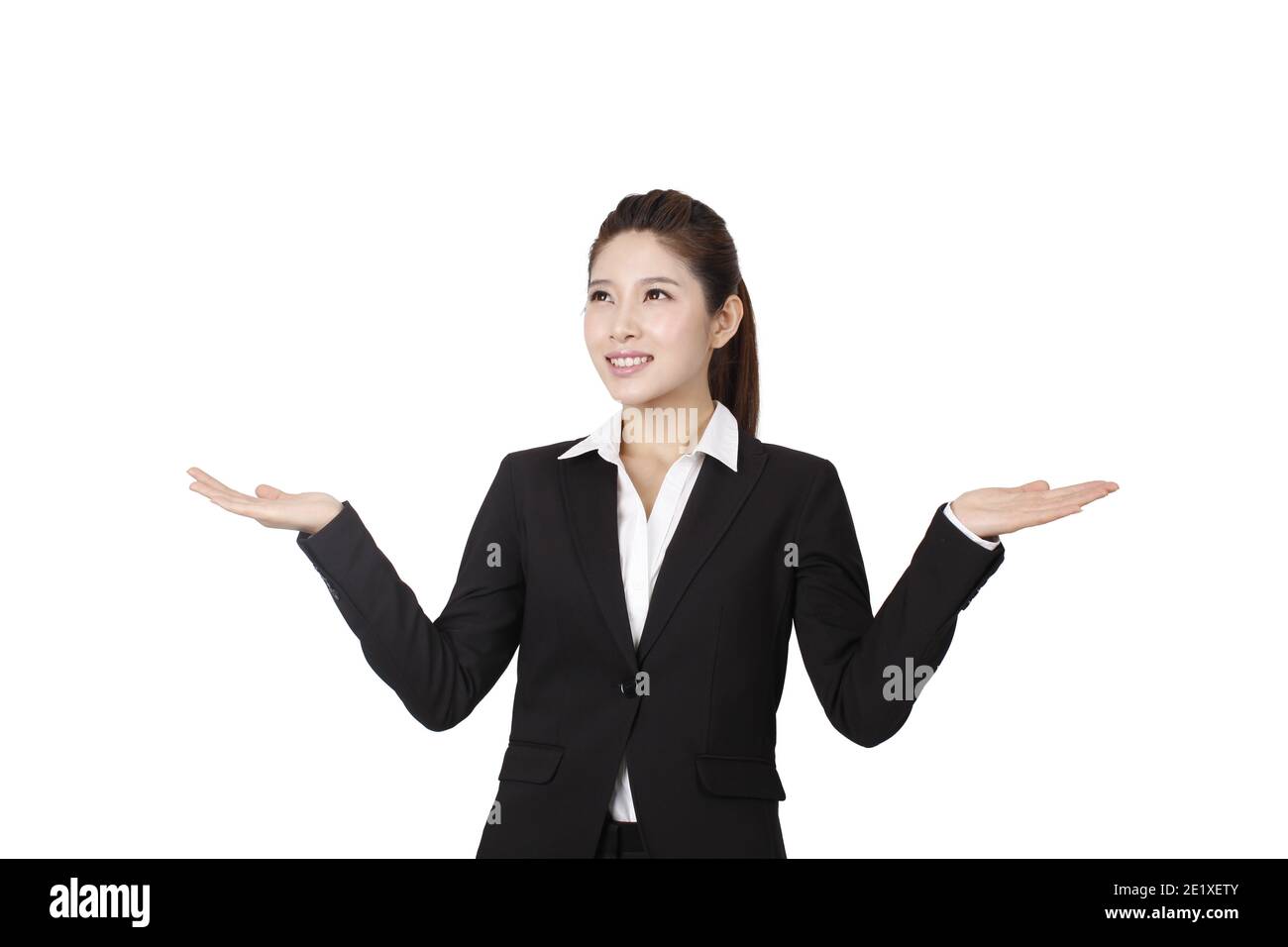 Portrait of a happy young business woman high quality photo Stock Photo ...