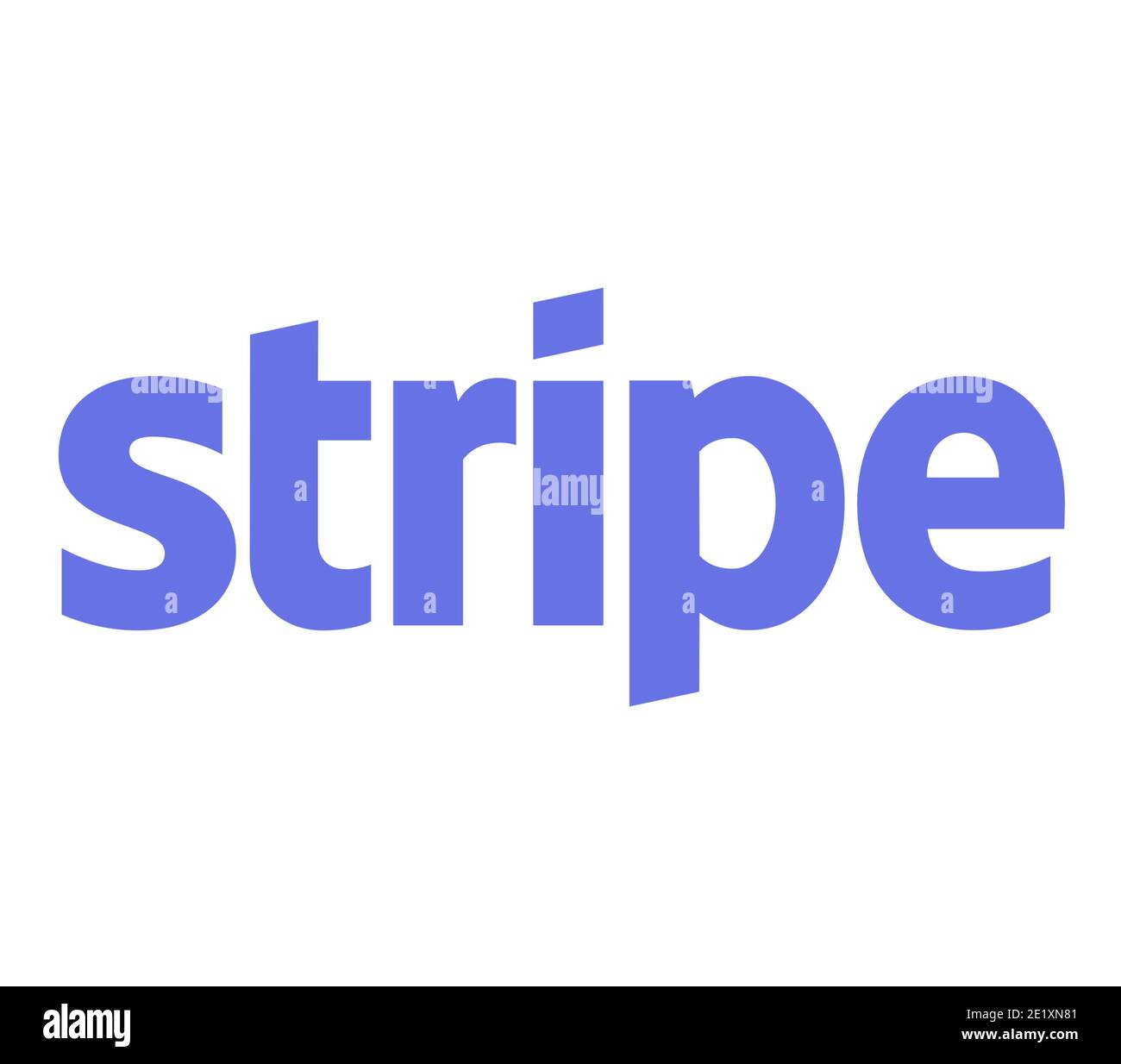 Stripe logo Stock Photo