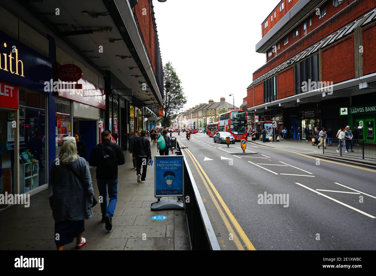 A busy Wood green High street, London, England, U.K Stock Photo Alamy