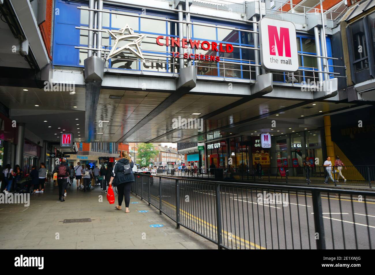 A busy Wood green High street, London, England, U.K Stock Photo Alamy