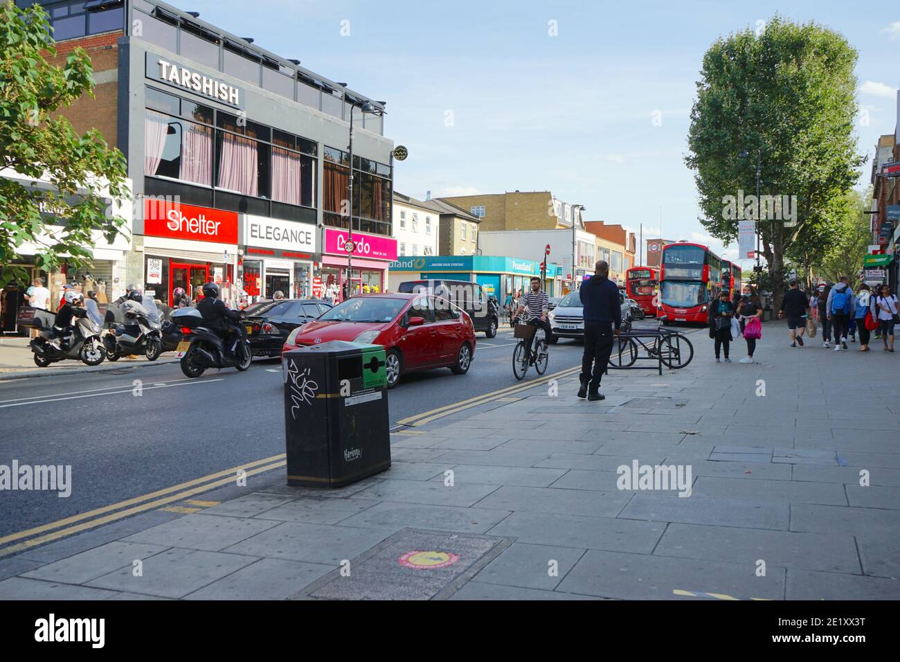 Wood green high street, London, England, U.K Stock Photo Alamy