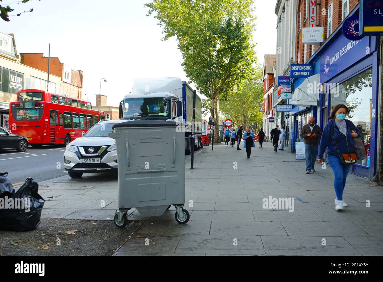 Wood green high street, London, England, U.K Stock Photo Alamy
