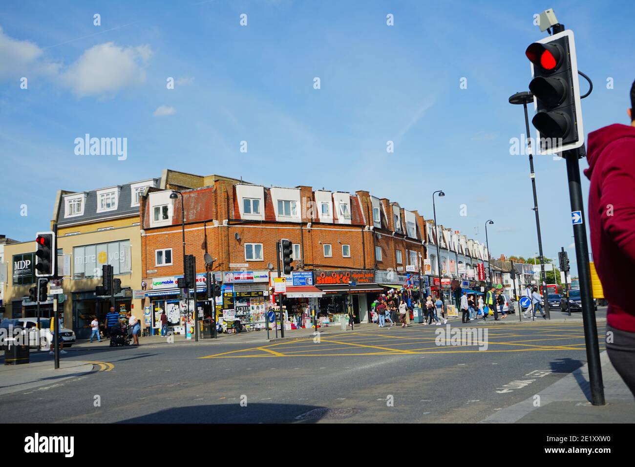 The junction between Turnpike Lane and Green Lanes in Wood Green