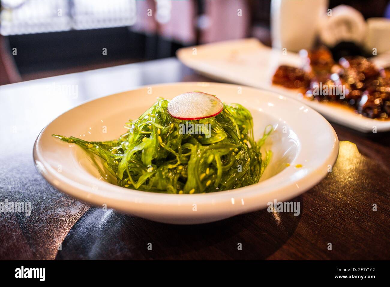 A delicious fresh seaweed salad Stock Photo Alamy
