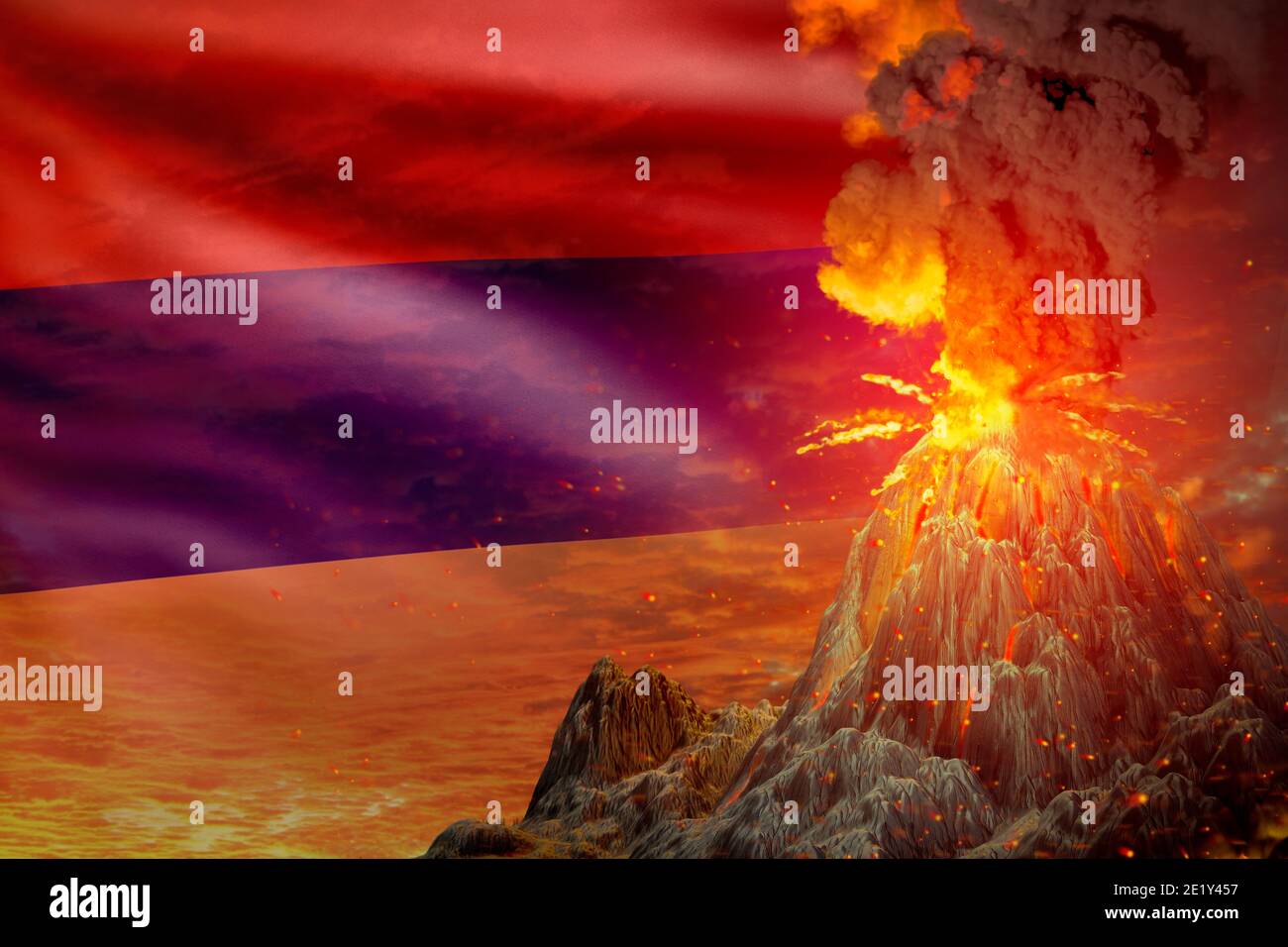 Volcano eruption Cut Out Stock Images  Pictures  Alamy