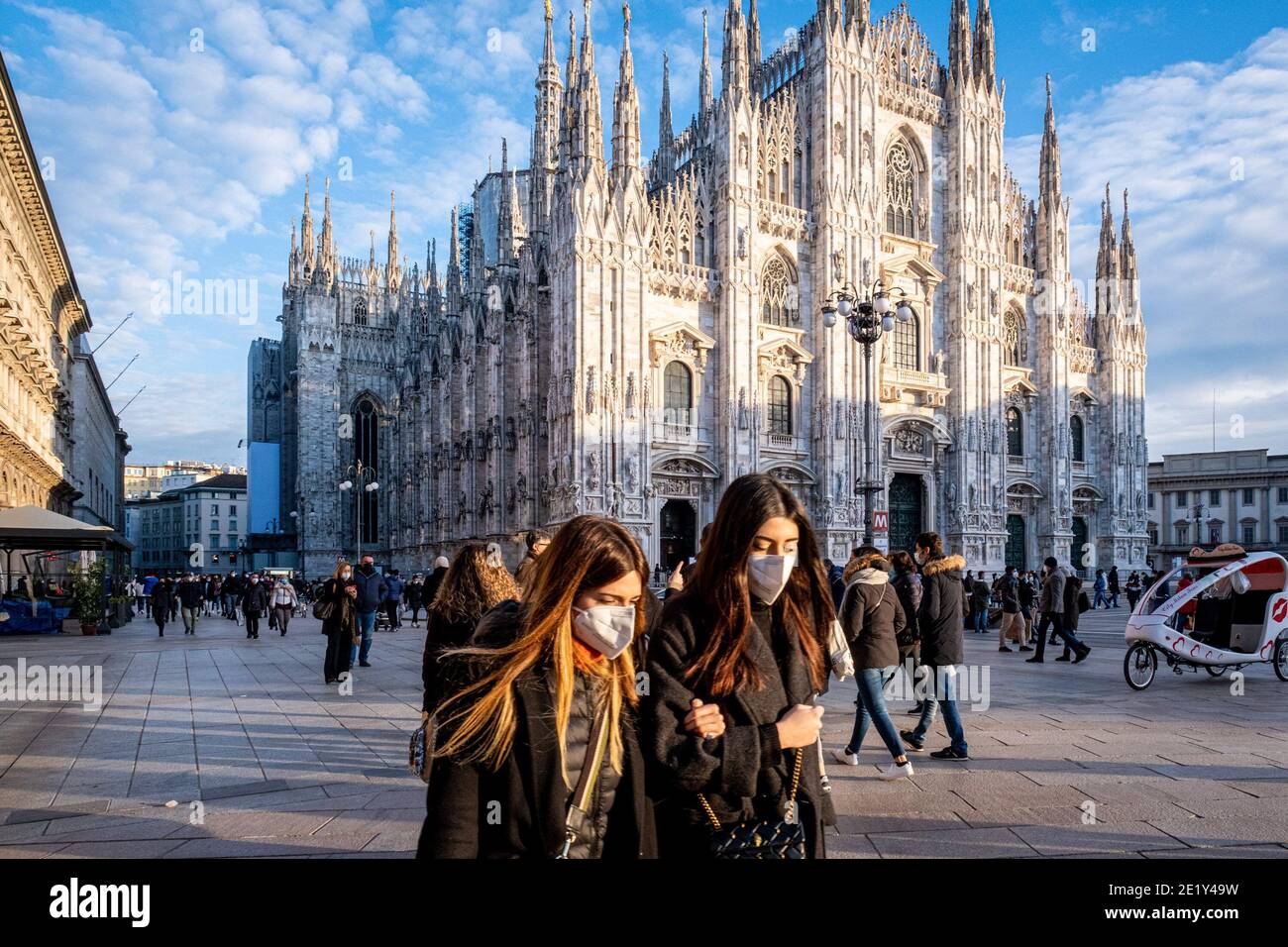 Photo inspiration: Picture Idea: Milan Italy 10Th Jan 2021 Milan Covid 19