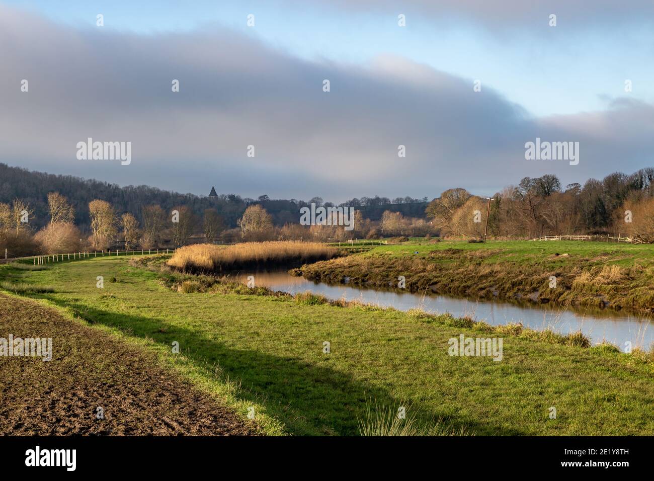 Winter Scene Rural Sussex High Resolution Stock Photography and Images ...